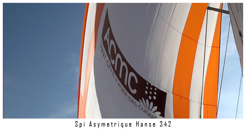 spi asymetrique Hanse 342