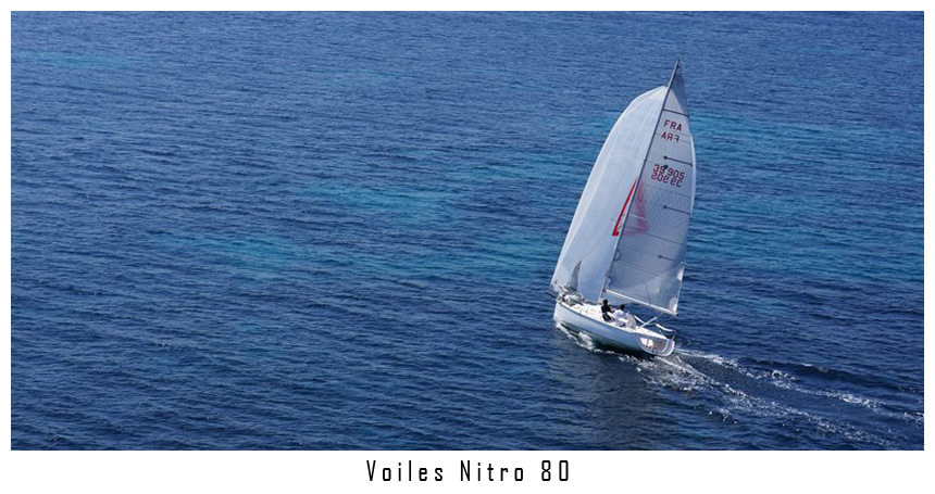voiles Nitro 80 par drone